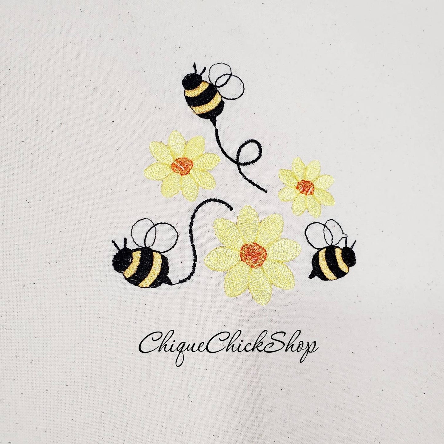 Flower and Bee Tote