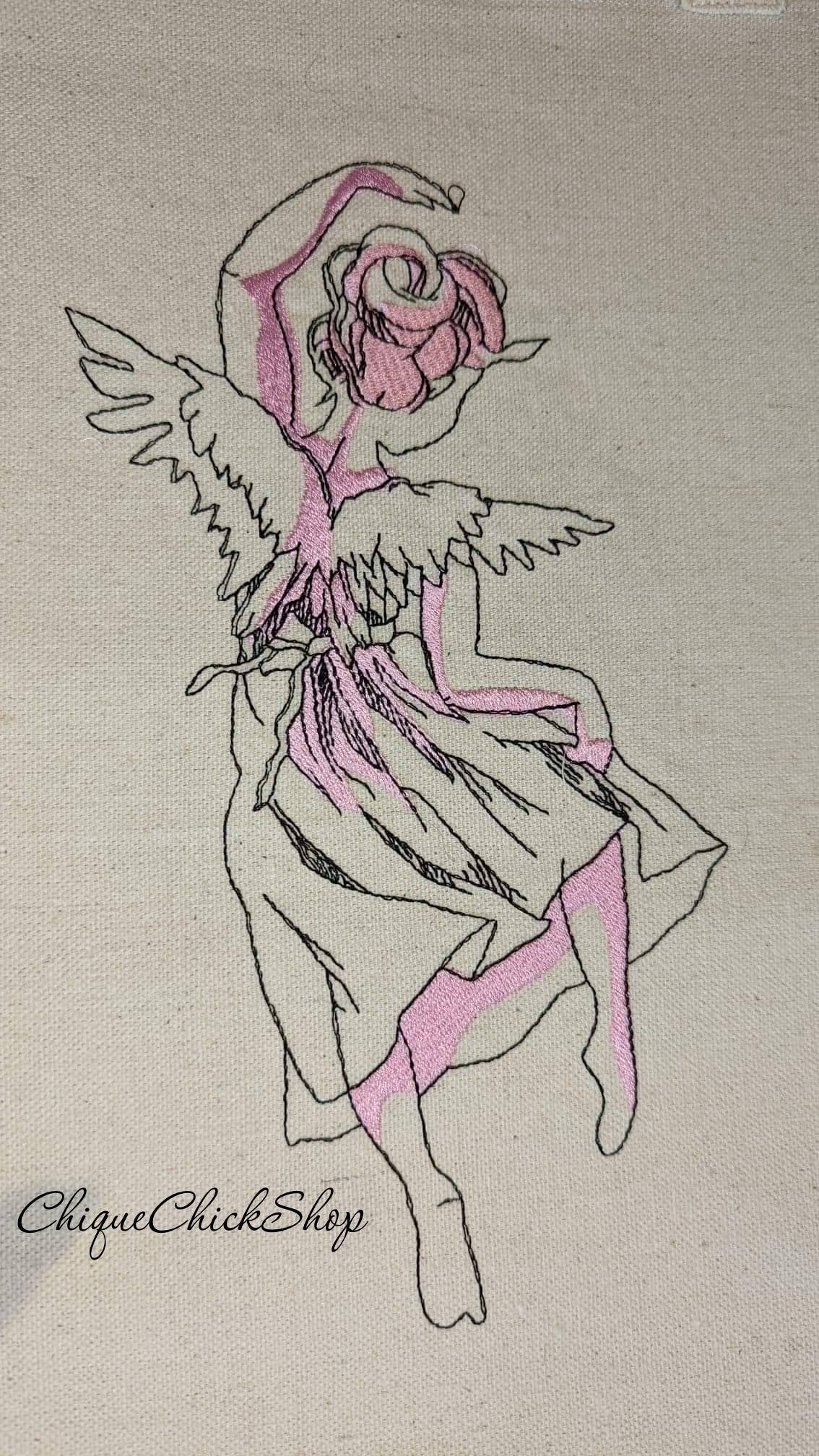 Elegant Angel Tote