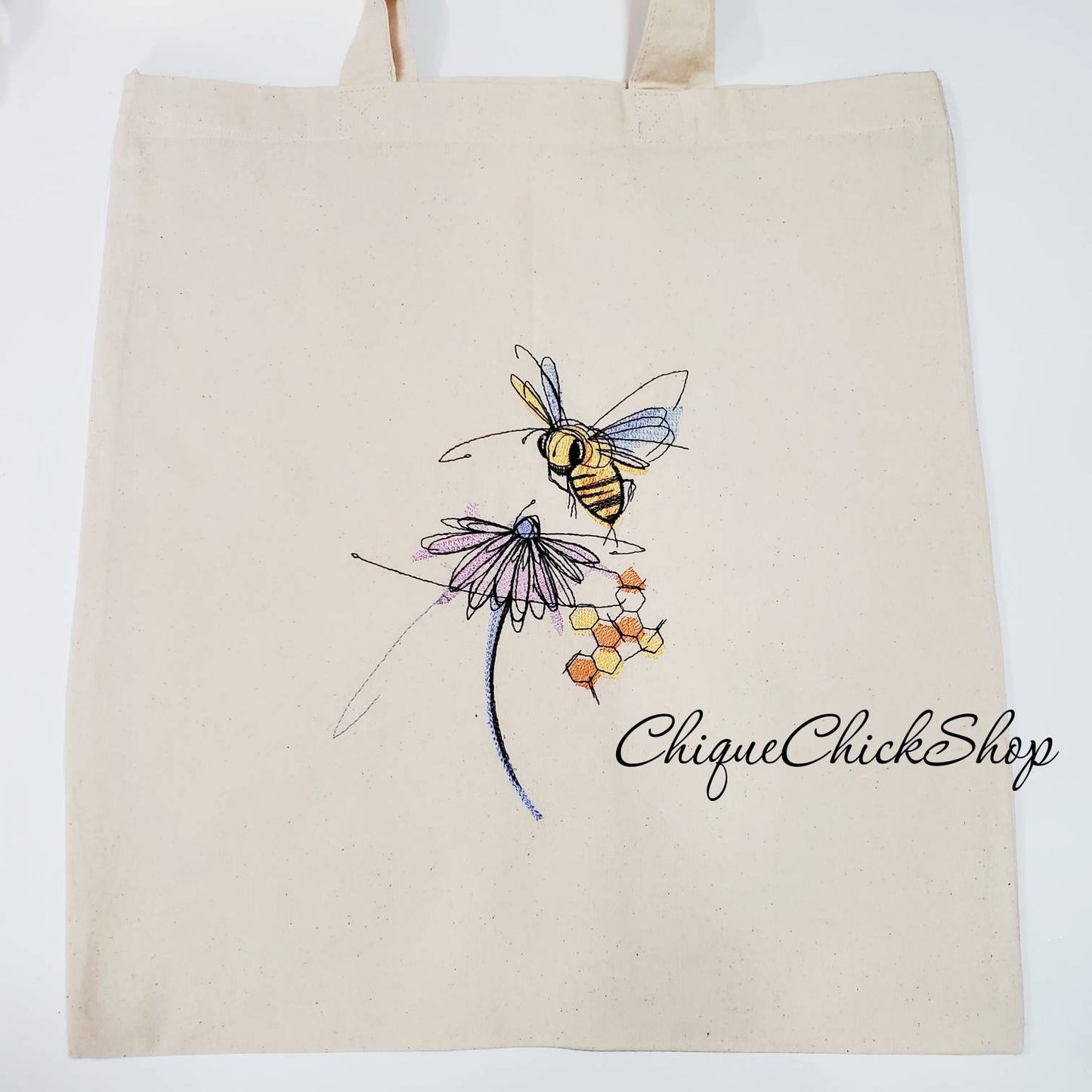 Bee and Flower Tote