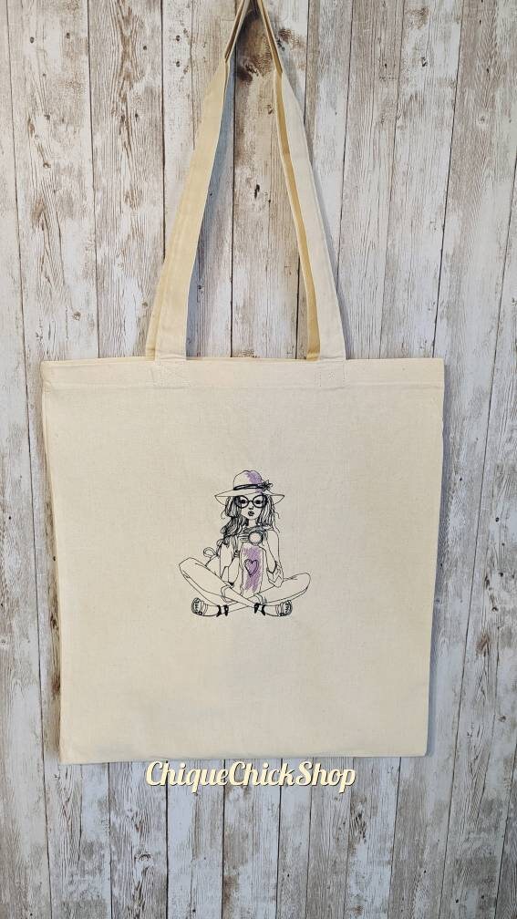 Girl with Camera Tote