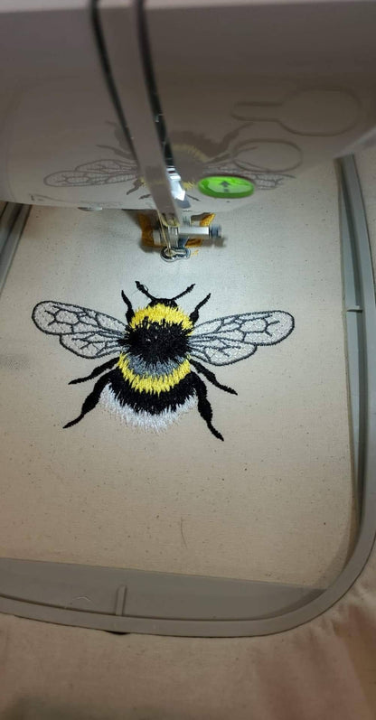 Fuzzy Bee Tote