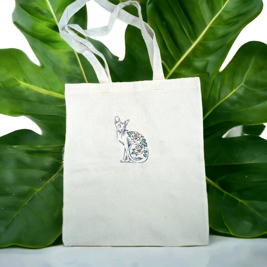 Sphinx cat gift,sphinx gift,sphinx mom,sphinx dad,embroidered sphinx,gift for sphinx,sphynx cat,sphinx bag,sphinx tote,sphinx pet gift